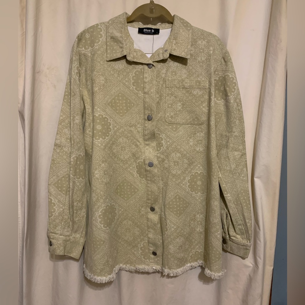 Blue B Button-up Shirt - Picture 5 of 16